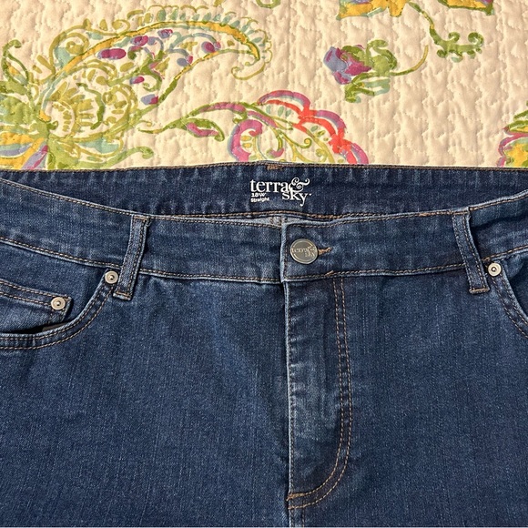 terra & sky, Jeans, size 18W straight leg - Picture 2 of 8